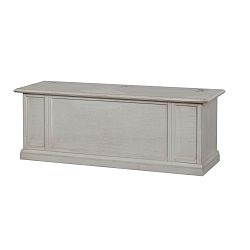 Bílá úložná truhla Colette, délka 105 cm