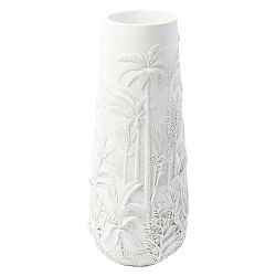 Bílá váza Kare Design Jungle White, výška 83 cm
