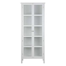 Bílá vitrína Actona Eton, výška 210 cm