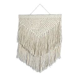 Bílá závěsná dekorace z juty HF Living Retro Chic