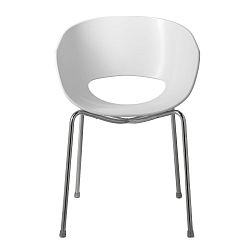 Bílá židle Kare Design Eggshell 