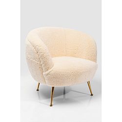 Bílé křeslo Kare Design Perugia