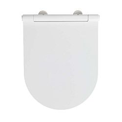 Bílé WC sedátko Wenko Nuoro White, 45,2 x 36,2 cm