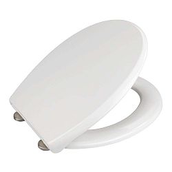Bílé WC sedátko z duroplastu Wenko Furlo