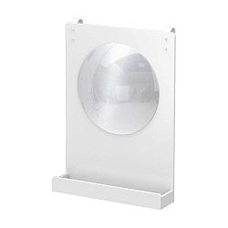 Bílé závěsné zrcadlo k dětské posteli Flexa White
