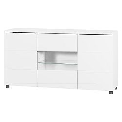 Bílý 3dvéřový příborník Artemob Newport