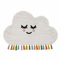 Bílý bavlněný dětský koberec 90x150 cm Cloud – Ixia