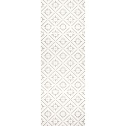 Bílý běhoun White Label Tauri, 140 x 47 cm