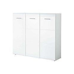 Bílý botník Germania Adana, šířka 134 cm