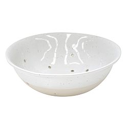 Bílý cedník z kameniny Casafina Fattoria, ⌀ 24 cm