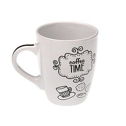 Bílý hrneček Versa Coffee Time