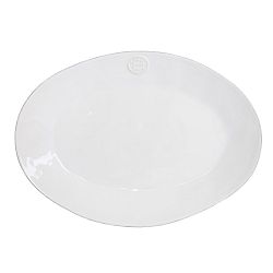 Bílý kameninový oválný tác Costa Nova, 40 cm