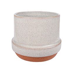 Bílý keramický květináč Vox Vas, výška 11 cm