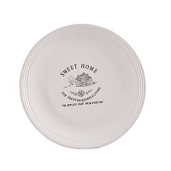 Bílý keramický talíř Orion Sweet Home, ⌀ 17 cm