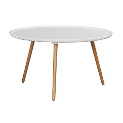 Bílý konferenční stolek Folke  Dellingr, ⌀ 80 cm
