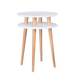 Bílý konferenční stolek Ragaba UFO, Ø 45 cm