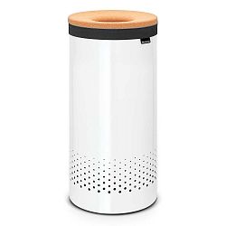 Bílý koš na prádlo Brabantia Ronnie, 35 l