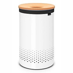 Bílý koš na prádlo Brabantia Ronnie, 60 l