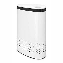 Bílý koš na prádlo Brabantia Selector, 55 l