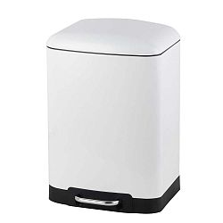 Bílý koš Steel Function Square Dustbin, 12 l