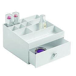 Bílý kosmetický organizér InterDesign Cosmetic