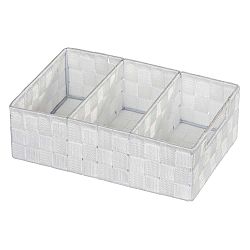 Bílý koupelnový organizér Wenko Adria Mini Grip