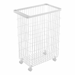 Bílý kovový koš na prádlo 55 l Tower – YAMAZAKI
