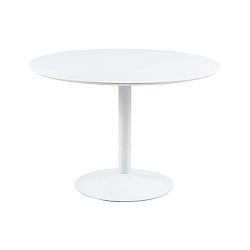 Bílý kulatý jídelní stůl Actona Ibiza, ⌀ 110 cm
