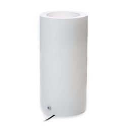 Bílý květináč s podsvícením Tomasucci Stem, ⌀ 35 cm