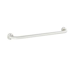 Bílý nástěnný držák na ručníky Wenko Basic, 60 cm