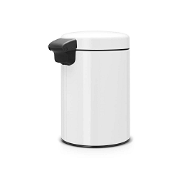 Bílý nástěnný odpadkový koš Brabantia Newicon, 3 l