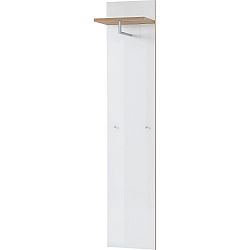 Bílý nástěnný věšák Germania Telde, 39 x 190 cm