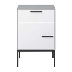 Bílý noční stolek Steens Slimline