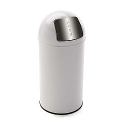 Bílý odpadkový koš Versa Whiteno, 35 l