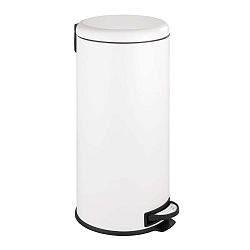 Bílý odpadkový koš Wenko Bin, 30 l