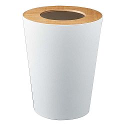 Bílý odpadkový koš YAMAZAKI Rin Round
