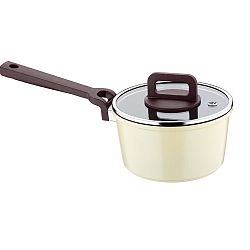 Bílý omáčník s pokličkou Kutahya Saucepan