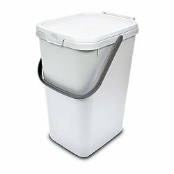 Bílý plastový odpadkový koš 18 l Caddy - Addis