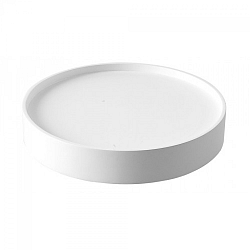 Bílý poklop na puf Softline Drum Large
