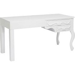 Bílý pracovní stůl Kare Design Junas