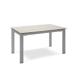 Bílý rozkládací jídelní stůl Design Twist Montijo