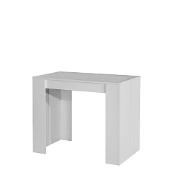 Bílý rozkládací jídelní stůl TemaHome Elastic