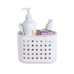Bílý samodržící košík iDesign Mini Shower