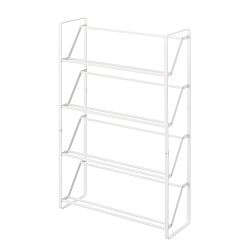 Bílý stojan na boty s 4 patry YAMAZAKI Frame
