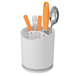 Bílý stojan na příbory Future Cutlery 
