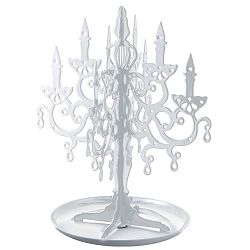 Bílý stojan na šperky YAMAZAKI Chandelier