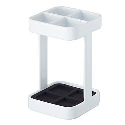 Bílý stojánek na kartáčky Yamazaki Tower Slim