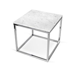 Bílý stolek TemaHome Prairie Marble