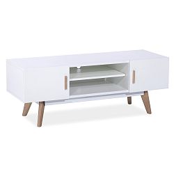 Bílý TV stolek Signal Milan, délka 100 cm