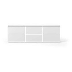 Bílý TV stolek TemaHome Join, 180 x 57 cm